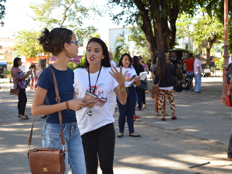 Intervenção urbana alerta para o combate ao Aedes aegypti