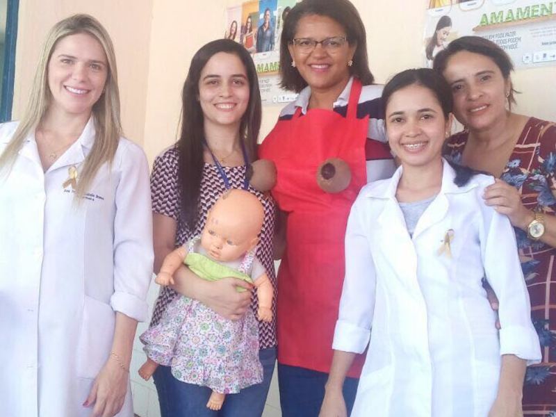 UBS Mama Mia promove atividade alusiva a Semana da Amamentação