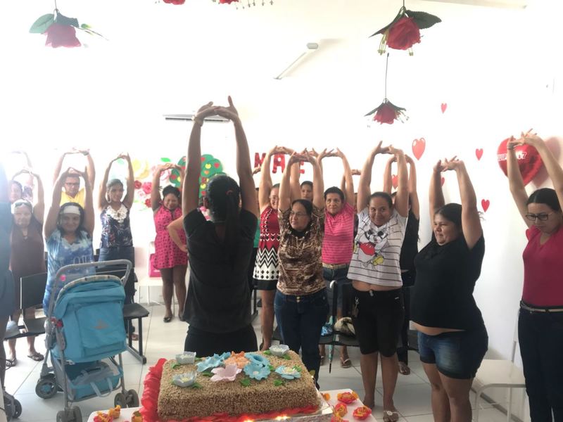 UBS Cristo Rei realiza atividade alusiva ao mês das mães