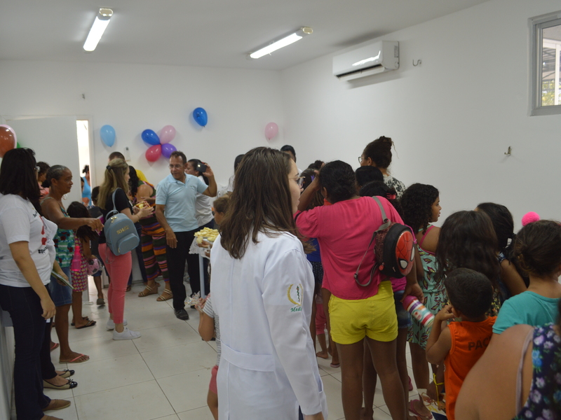 Crianças tem manhã de diversão e aprendizado em saúde na UBS Taquari