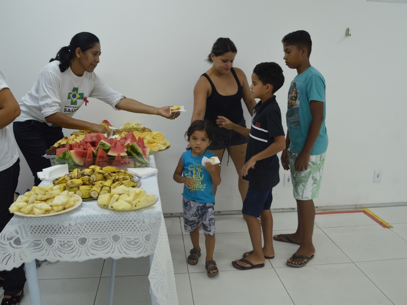 Crianças tem manhã de diversão e aprendizado em saúde na UBS Taquari