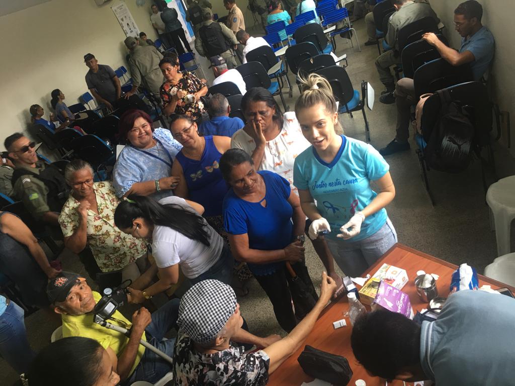Homens do bairro Promorar participam de atividade alusiva ao Novembro Azul