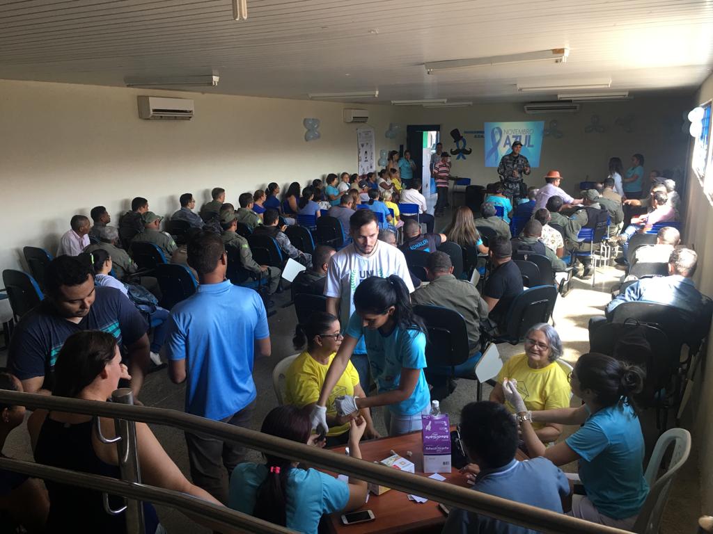 Homens do bairro Promorar participam de atividade alusiva ao Novembro Azul