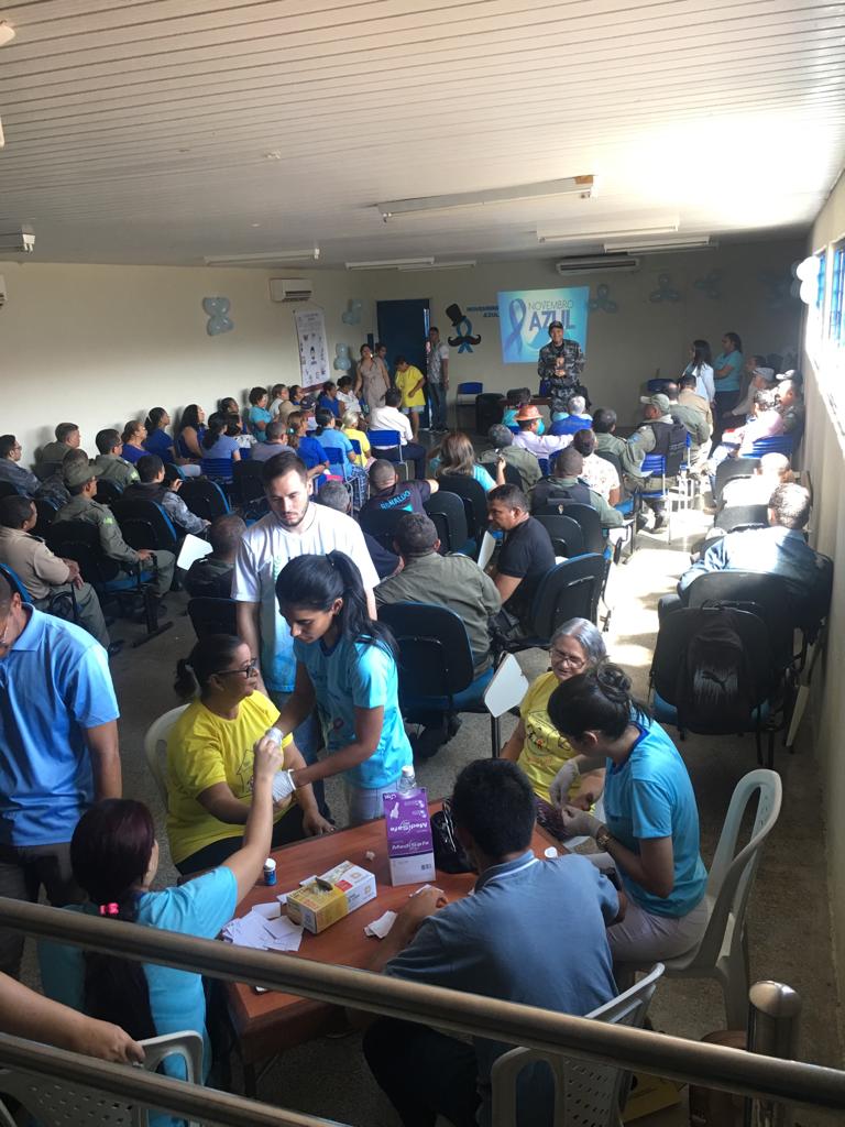 Homens do bairro Promorar participam de atividade alusiva ao Novembro Azul