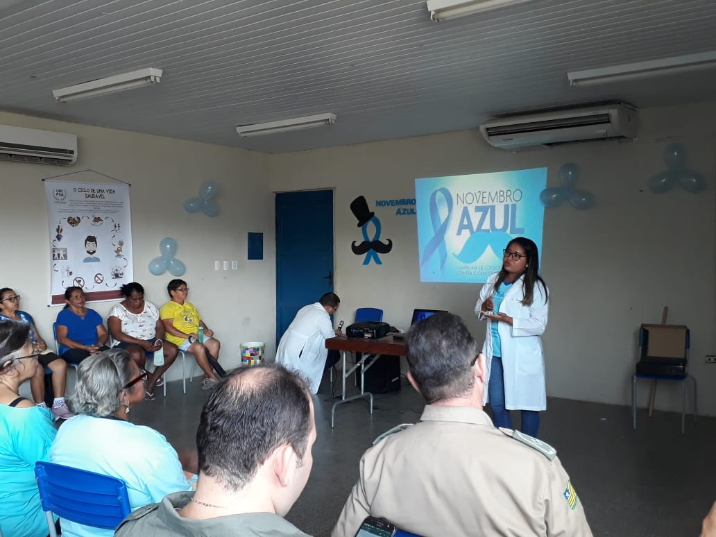 Homens do bairro Promorar participam de atividade alusiva ao Novembro Azul