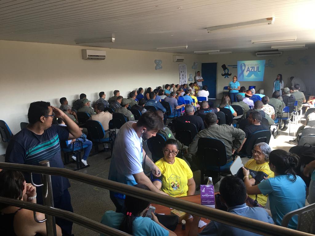 Homens do bairro Promorar participam de atividade alusiva ao Novembro Azul