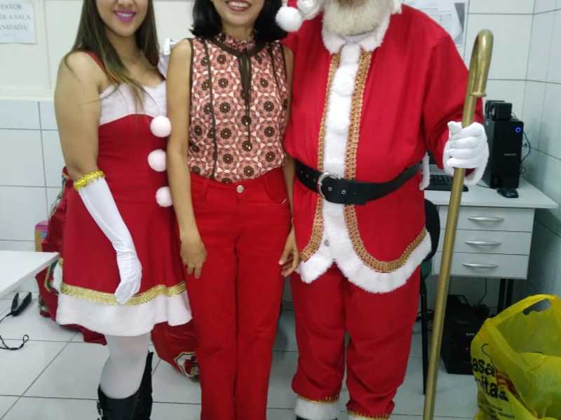Papai Noel faz alegria das crianças atendidas pelo CAPSi   