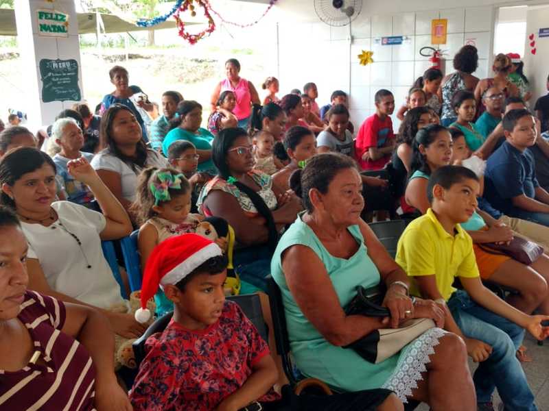 Papai Noel faz alegria das crianças atendidas pelo CAPSi   