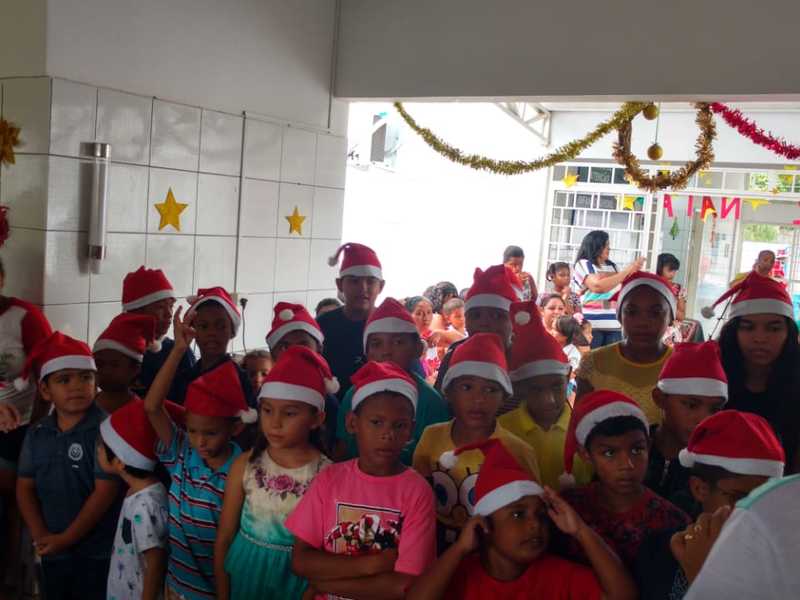 Papai Noel faz alegria das crianças atendidas pelo CAPSi   