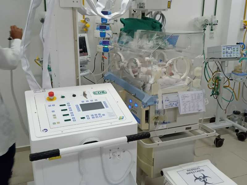 Maternidade de Teresina recebe Raio X portátil e melhora atendimento a crianças internadas