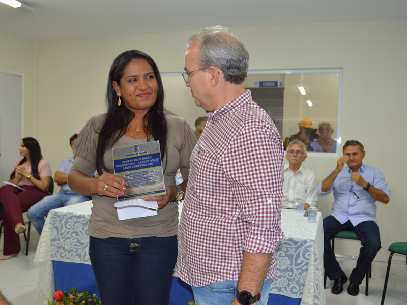 Nova sede do CAPS Norte é inaugurada pelo prefeito Firmino Filho