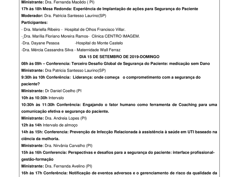 FMS realiza Primeiro Simpósio Multiprofissional de Segurança do Paciente