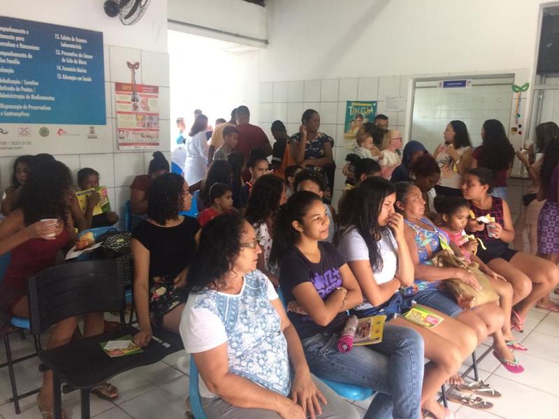 UBS Santa Maria da Codipi atende 142 adolescentes durante ação de prevenção à gravidez precoce