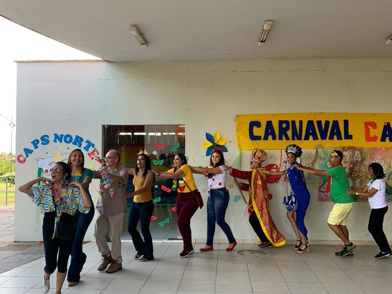 CAPS Norte realiza festa de carnaval no Lagoas do Norte 