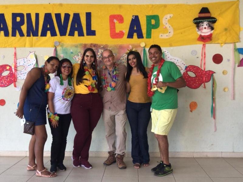 CAPS Norte realiza festa de carnaval no Lagoas do Norte 