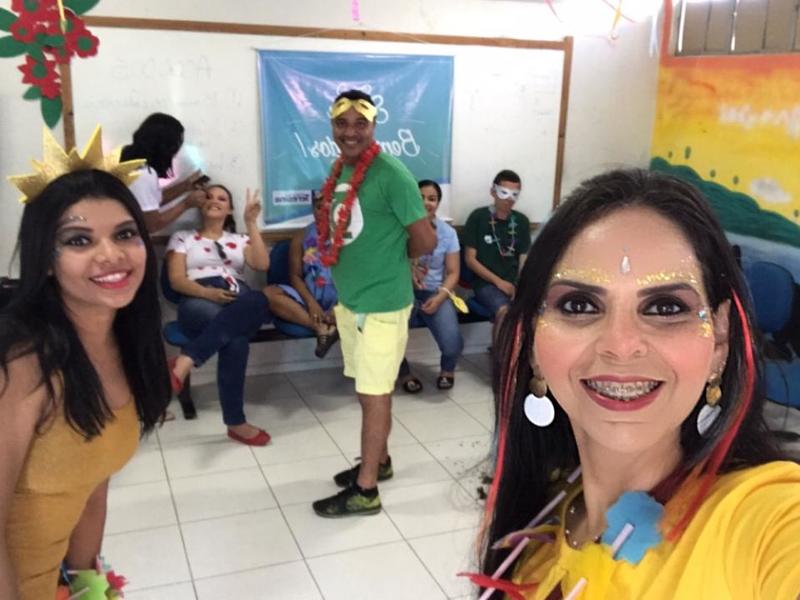 CAPS Norte realiza festa de carnaval no Lagoas do Norte 