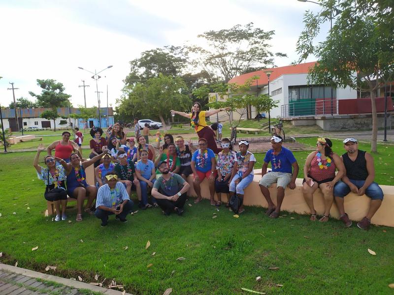CAPS Norte realiza festa de carnaval no Lagoas do Norte 