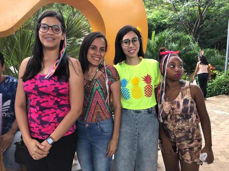 A programação da festa contou com participação dos Reis e Rainhas do carnaval de Teresina, banda carnavalesca e carro de som