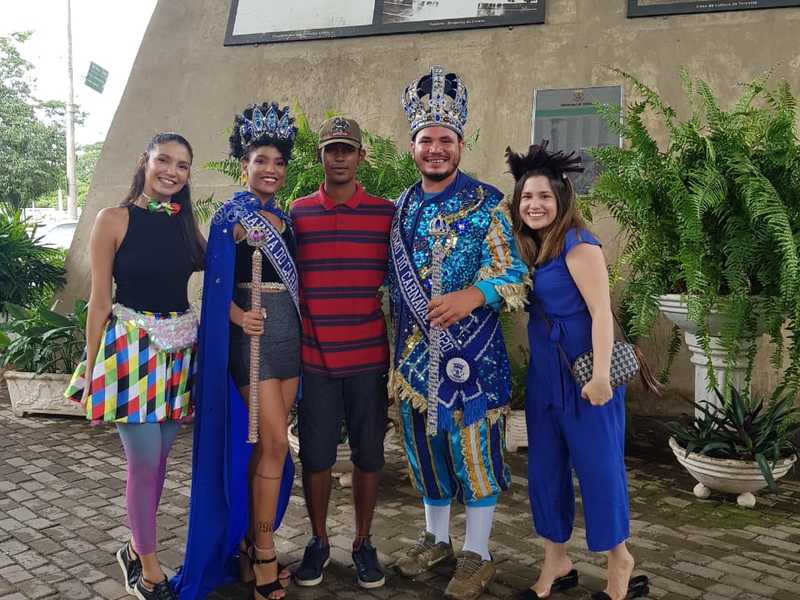 A programação da festa contou com participação dos Reis e Rainhas do carnaval de Teresina, banda carnavalesca e carro de som