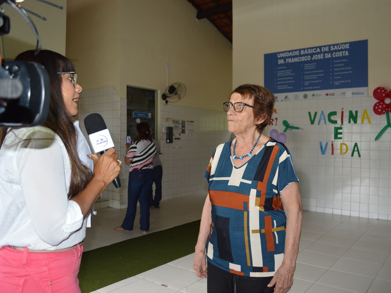  Teresinenses comparecem aos postos durante Dia D de Vacina do Sarampo