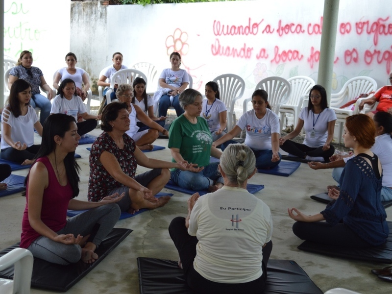 Unidade Básica promove atividade de práticas complementares em Saúde