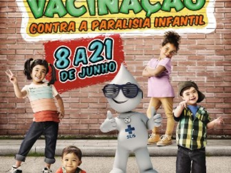 Dia D da vacinação contra paralisia infantil é neste sábado