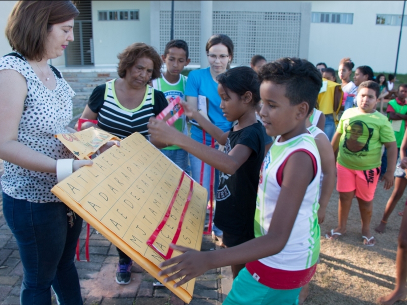 FMS leva em educação em saúde à Colônia de Férias do Lagoas do Norte