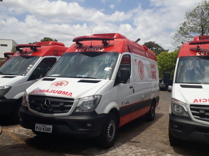 SAMU recebe duas ambulâncias adquiridas com recursos próprios pela FMS