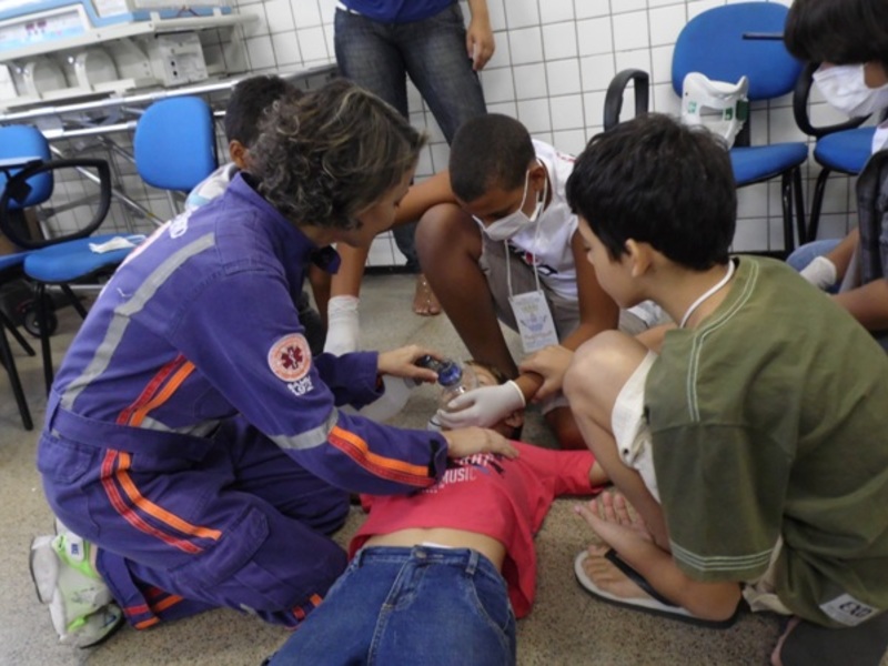 Crianças do Samuzinho participam do Teresina em Ação         