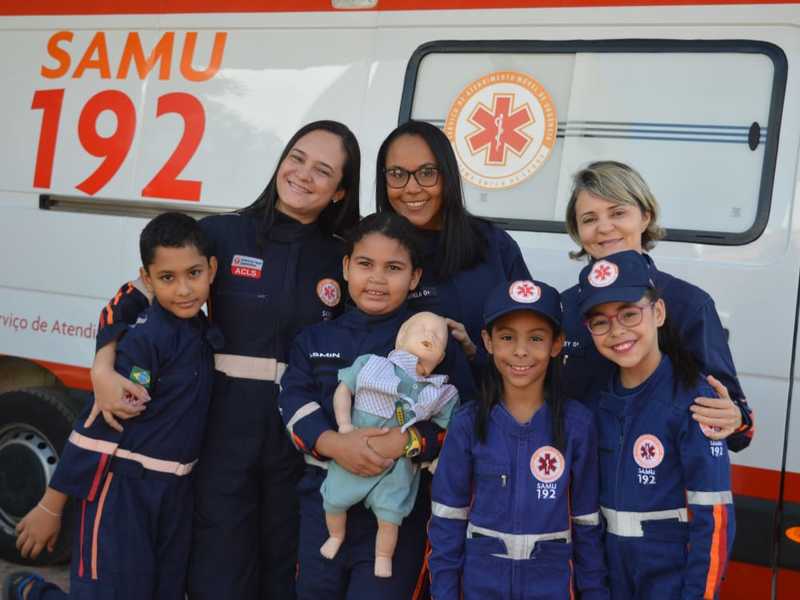 Projeto Samuzinho inscreve crianças durante o Teresina em Ação