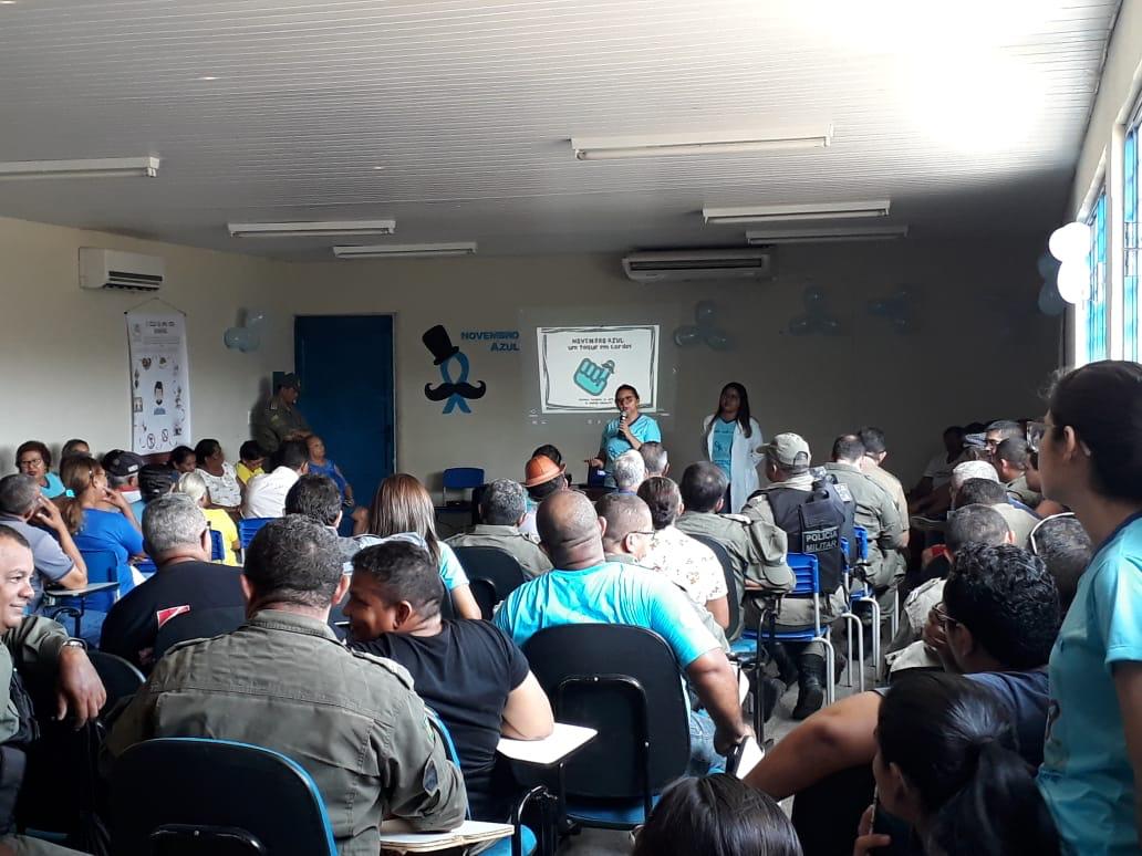 Homens do bairro Promorar participam de atividade alusiva ao Novembro Azul