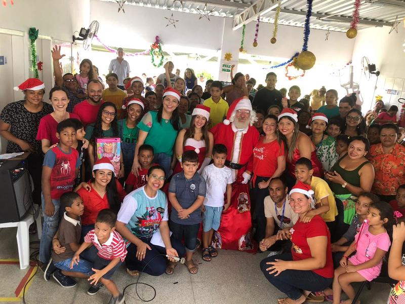 Papai Noel faz alegria das crianças atendidas pelo CAPSi   