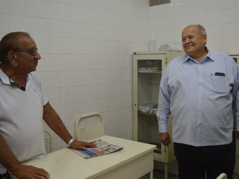 Presidente da FMS realiza visita ao Lineu Araújo em Teresina