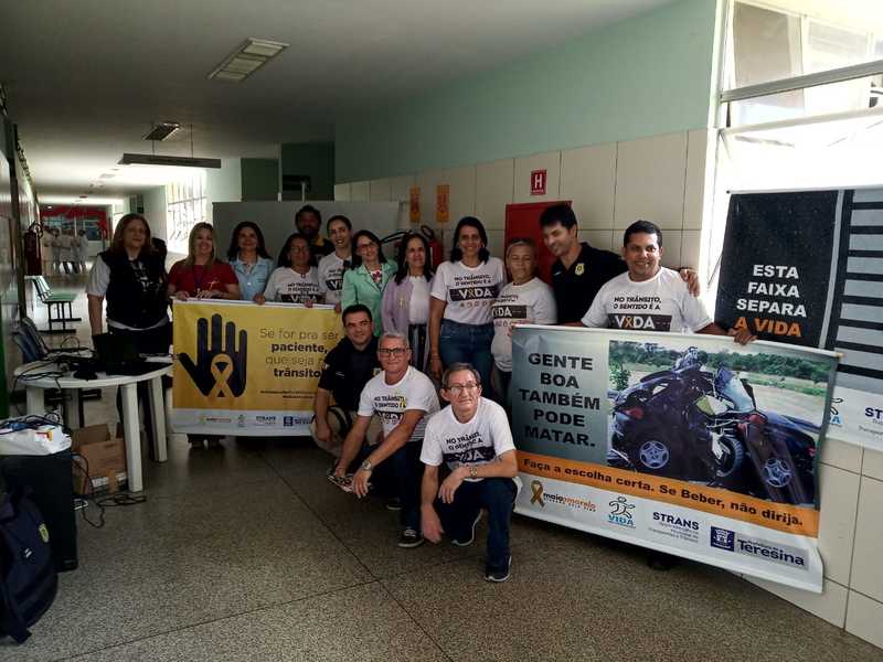 HUT realiza ações educativas em alusão ao Maio Amarelo