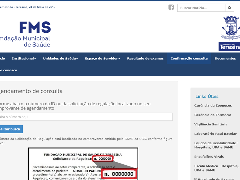 FMS disponibiliza serviços online para consulta dos usuários