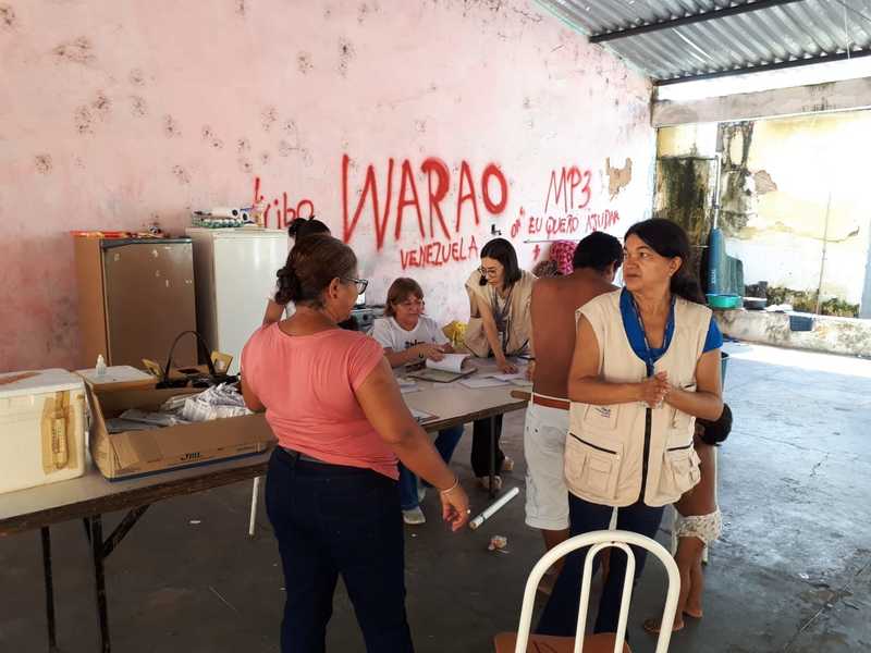 FMS faz acompanhamento de saúde de imigrantes venezuelanos