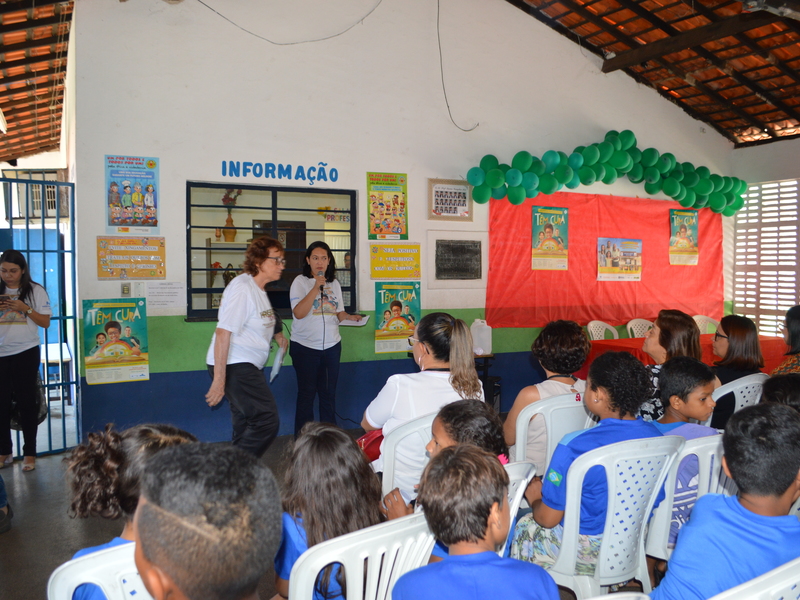 Cerca de 140 escolas participam de campanha de combate à hanseníase e verminoses