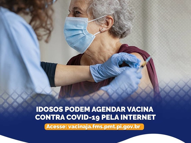 Idosos podem agendar vacina contra Covid pela internet