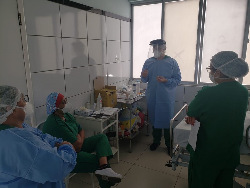 Hospital do Monte Castelo faz atendimento Odontológico em pacientes Covid