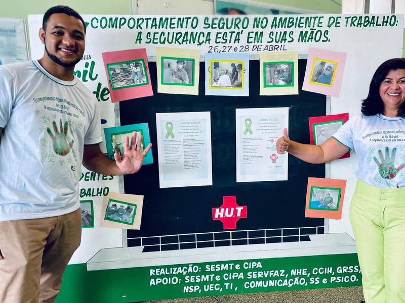 Hospital de Urgência de Teresina realiza campanha Abril Verde