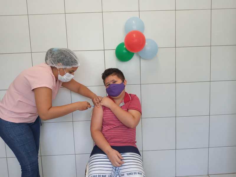 Mais de 70% das crianças de Teresina já receberam a primeira dose da vacina contra a Covid