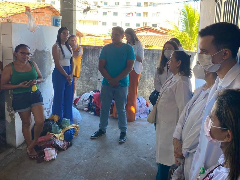 FMS realiza ação coletiva de saúde em lavanderia na zona Sul
