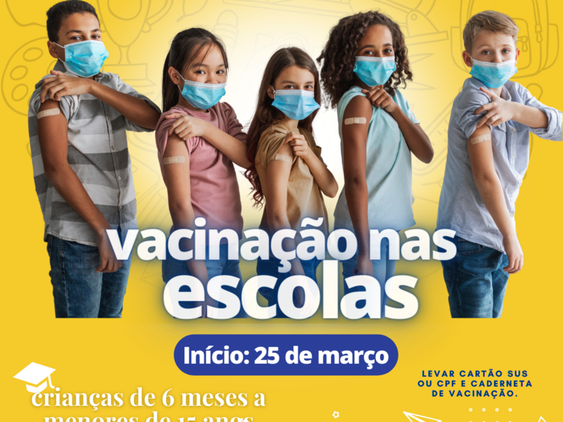 Teresina lança campanha de vacinação nas escolas