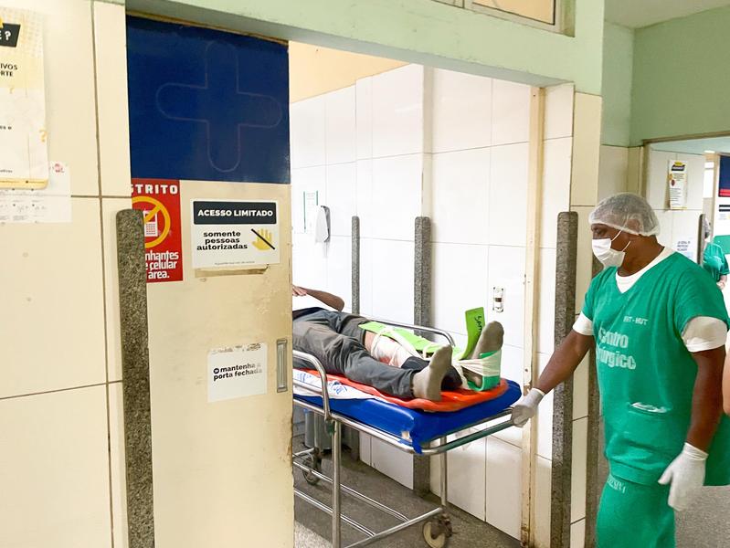 HUT recebe oito vítimas de grave acidente na BR-316 HUT recebe oito vítimas de grave acidente na BR-316