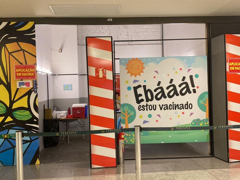 FMS aplica quase 12 mil vacinas no posto de vacinação do Teresina Shopping FMS aplica quase 12 mil vacinas no posto de vacinação do Teresina Shopping