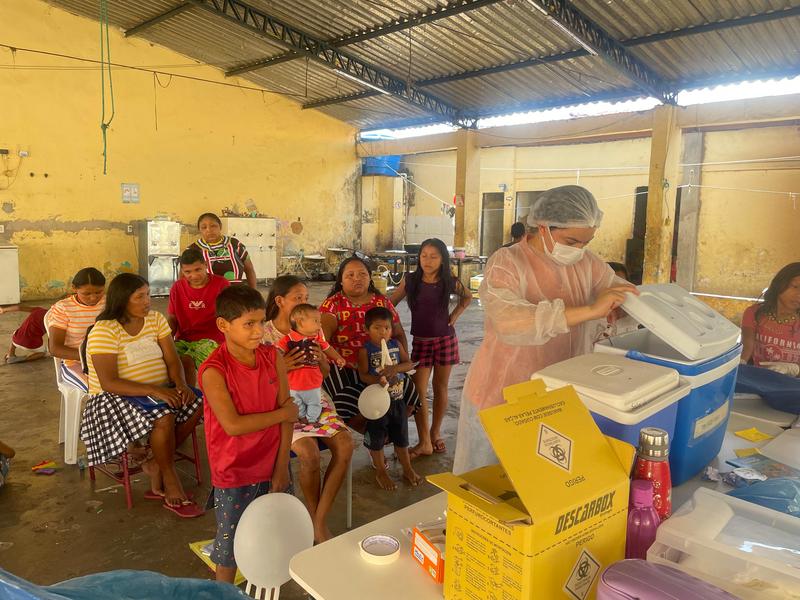 Força-tarefa da FMS leva cuidados de saúde e higiene a abrigos de venezuelanos em Teresina Força-tarefa da FMS leva cuidados de saúde e higiene a abrigos de venezuelanos em Teresina