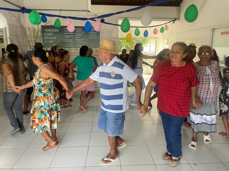 UBS Monte Verde transforma festa junina em ação contra quedas em idosos UBS Monte Verde transforma festa junina em ação contra quedas em idosos