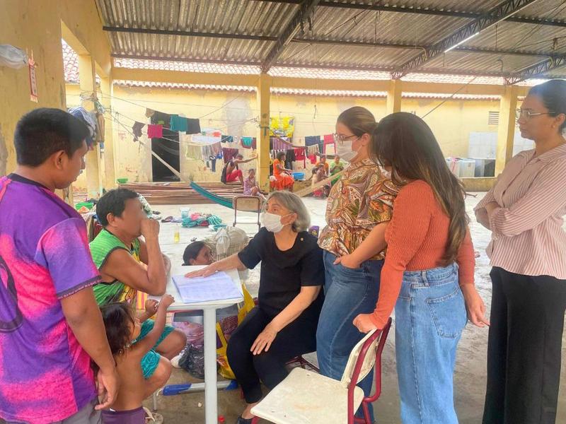FMS realiza força-tarefa em abrigo venezuelano após um caso de tuberculose